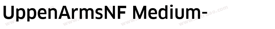 UppenArmsNF Medium字体转换